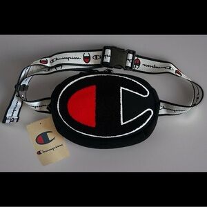 ###SOLD### Champion Prime Waist Pack/Sling Pack/Fanny Pack- Black- Unisex